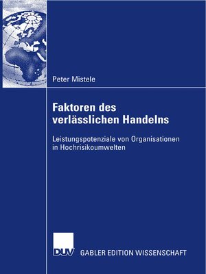 cover image of Faktoren des verlässlichen Handelns